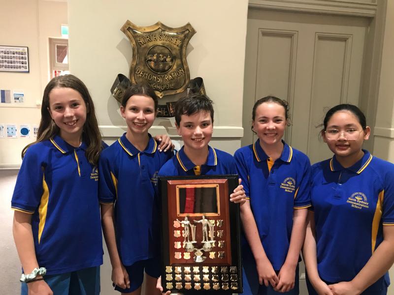 The 2020 Years 5&6 champions from North Sydney Public School