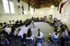 Intensive English School Drumming Workshop 2015